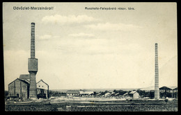 MARZSINA / Margina Ruszkató  Falepároló Gyár, Régi Képeslap  /  Factory  Vintage Pic. P.card - Hongrie