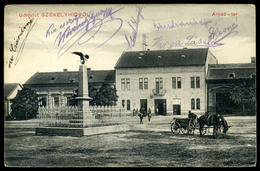 SZÉKELYHÍD 1912. Árpád Tér, Régi Képeslap  /  Árpád Sq.  Vintage Pic. P.card - Hongrie