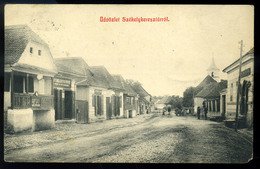 SZÉKELYKERESZTÚR 1912. Nyomda, üzletek, Régi Képeslap   /  Printing House , Stores,  Vintage Pic. P.card - Hongrie