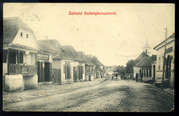 SZÉKELYKERESZTÚR 1912. Nyomda, üzletek, Régi Képeslap   /  Printing House , Stores,  Vintage Pic. P.card - Hungary