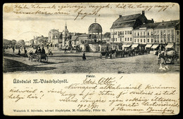 MAROSVÁSÁRHELY 1903. Főtér, Weinrich , Régi Képeslap  /   Main Sq. Vintage Pic. P.card - Hongrie