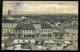 KARÁNSEBES 1905. Látkép, Piac , Régi Képeslap  / Panorama, Market,   Vintage Pic. P.card - Hungary