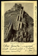 GYIMES 1902. Határszéli Lépcső Csendőrökkel és Katonákkal. Fotó :Adler, Régi Képeslap  /  Border Stair, Gendarme And Sol - Hongarije