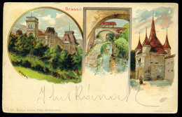 BRASSÓ 1899. Litho Képeslap, Geiger  /  BRASOV Litho Vintage Pic. P.card - Hongrie