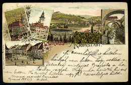 BRASSÓ 1899. Litho Képeslap  /  BRASOV Litho Vintage Pic. P.card - Hungary