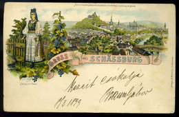 SEGESVÁR 1899. Litho Képeslap  /   Litho Vintage Pic. P.card - Hungary
