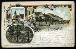 DETTA 1900. Litho Képeslap  / Litho Vintage Pic. P.card - Romania