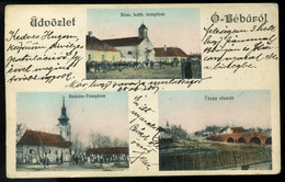 ÓBÉBA /  Beba Veche  Régi Képeslap, Francia Portózással    / Vintage Pic. P.card French Postage Due - Romania