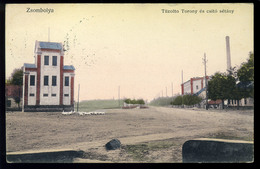 ZSOMBOLYA 1915. Tűzoltó Torony, Régi Képeslap  /  Fire Lookout Tower Vintage Pic. P.card - Hongarije