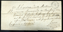 SELMECBÁNYA 1849.03.20. Ex Offo Levél Tartalommal Lévára Küldve  /  Official Letter Cont. To Léva - ...-1867 Préphilatélie