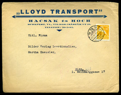BUDAPEST 1933. Céges Levél Cserkész 32f-es Bérmentesítéssel Bécsbe  /  Corp. Letter Boy Scout 32f Frank. To Vienna - Covers & Documents