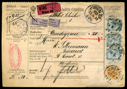 AUSZTRIA 1903. Dekoratív Csomagszállító Romániába Küldve  /  AUSTRIA Decorative  Parcel P.card To Romania - Covers & Documents