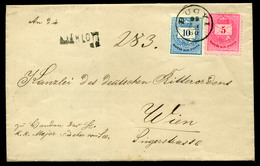 BUGYI 1880. Ajánlott Levél Bécsbe Küldve  /  Reg. Letter To Vienna - Used Stamps