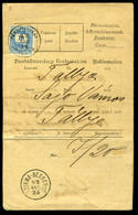 TÁLLYA 1893. Szép Tudakozvány 10Kr-ral  /  Nice Information Request 10 Kr - Oblitérés