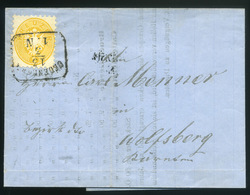 SOPRON 1867. Szép 2Kr-os Postázott Céges Árjegyzék Oedenburg > Wolfsberg  /  Nice 2 Kr Mailed Corp. Price List Oedenburg - Used Stamps
