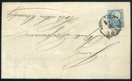 PEST 1871. Dekoratív , Biztosító Céges Levél 10Kr-ral Hódmezővásárhelyre Küldve  /  Decorative Insurance Corp. Letter 10 - Used Stamps