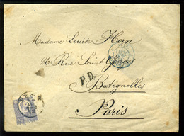 PEST 1872. 25Kr Ajánlott Levélen Párizsba Küldve! Szép , Korrekt Darab!  /  25 Kr Reg. Letter To Paris - Used Stamps