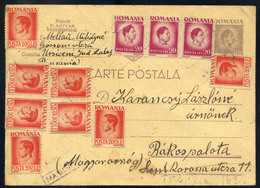 ROMÁNIA 1947. Kiegészített,inflációs  Díjjegyes Lap Albertfalvára Küldve  /  ROMANIA 1947 Uprated Infla Stationery Card - Covers & Documents