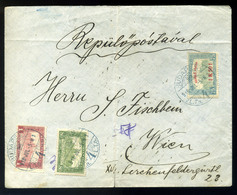 BUDAPEST 1918.07.05. Légi Levél Bécsbe Küldve  /  Airmail Letter To Vienna - Usati