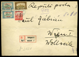 BUDAPEST 1918.07.05. Légi Levél Bécsbe Küldve  /  Airmail Letter To Vienna - Usati