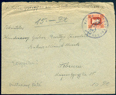 PUSZTAECSEG 1947. Levél Kisegítő Bélyegzéssel Debrecenbe Küldve  /  Letter Escort. Pmk To Debrecen - Storia Postale