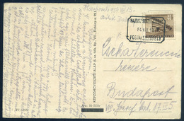 HAJDUSZOBOSZLÓ 1954. Képeslap, "UTTÖRŐ POSTAKEZELŐHELY HAJDÚSZOBOSZLÓ" Bélyegzéssel  /   Vintage Pic. P.card "PIONEER PO - Lettres & Documents