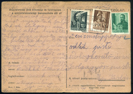 KERÉKTELEKI 1944. Levlap Postaügynökségi Bélyegzéssel  /  P.card Postal Agency Pmk - Storia Postale