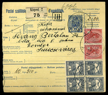KISPEST 1912. Csomagszállító Zomborba Küldve  /   Parcel P.card To Zombor - Usati