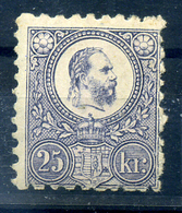 1871. Réznyomat 25Kr élénk Szín, Jó állapotban *  (44000)  /  Copper Print 25 Kr Vibrant Color Good Cond. - Used Stamps