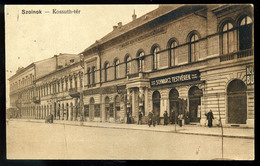 SZOLNOK 1915. Képeslap, Német Tábori Postával  /   Vintage Pic. P.card German Via FPO - Oblitérés