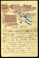 BELGIUM Ostende  The SpendidHotel  , Dekoratív Fejléces , Levél   /  Decorative Letterhead Letter - 1900 – 1949