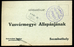 TOBAJ 1916. Burgenland, Levelezőlap Postaügynökségi Bélyegzéssel  /  Postal Card Postal Agency Pmk - Lettres & Documents