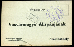 TOBAJ 1916. Burgenland, Levelezőlap Postaügynökségi Bélyegzéssel  /  Postal Card Postal Agency Pmk - Storia Postale