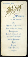 MARGITSZIGET 1896. Kaps József Étterme / " Restaurant Kaps" Ritka Menükártya  /  MENU CARD , Margaret Isle, József Kaps - Menus