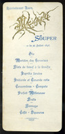 MARGITSZIGET 1896. Kaps József Étterme / " Restaurant Kaps" Ritka Menükártya  /  MENU CARD , Margaret Isle, József Kaps - Menu