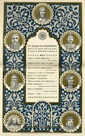 Róma 1899. Grand Hotel De Russie , Dekoratív Menükártya , XII. Congrés Des Orientalistes  /  MENU CARD Decorative - Menus