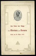 MENÜKÁRTYA 1910. Arad , Szép!  /  MENU CARD - Menus