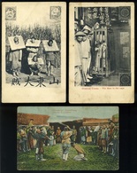 KÍNA Kivégzések 3db érdekes Képeslap / CHINA Executions 3 Intr. Vintage Pic. P.card - Cina