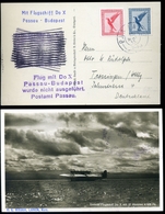 DORNIER 1933. Érdekes Fotós Képeslap DOX Passau-Budapest  /  Intr. Photo  Vintage Pic. P.card DOX Passau-Budapest - Lettres & Documents