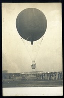 AUSZTRIA I.VH. Ballon, "Glück Ab!" Fotós Képeslap  /  AUSTRIA WW I. Balloon "Good Luck!" Photo  Vintage Pic. P.card - Altri & Non Classificati