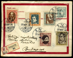 BUDAPEST 1919. Tanácsköztársaság, Dekoratív Helyi Levél Polczer Elvtársnak, Belügyi Népbiztosságra Küldve  /  Soviet Rep - Used Stamps