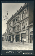 DEBRECEN Demetrovics Palota, Fotós, Régi Képeslap  /  Demetrovics Palace Photo   Vintage Pic. P.card - Ungheria