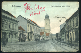 DEBRECEN 1906 Hatvan Utca, Régi Képeslap  /  Hatvan St.   Vintage Pic. P.card - Hongarije