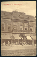 DEBRECEN 1910. Cca Gyarmathy Palota, üzletek, Riesz Lipót Cukrász, Régi Képeslap  /  Gyarmathy Palace Stores Lipót Riesz - Ungheria