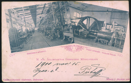 DEBRECEN 1900. M. Kir. Államvasutak Debreceni Műhelytelepe, Régi Képeslap , Csokonai Nyomda  /  Hun. Roy. Nat. Railways  - Ungheria