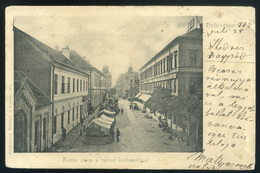 DEBRECEN 1902. Rózsa Utca, Régi Képeslap  /  Rózsa St.   Vintage Pic. P.card - Ungheria