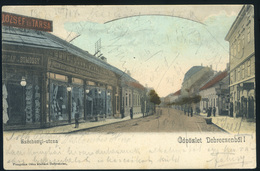 DEBRECEN 1907. Széchenyi Utca üzletek, Régi Képeslap  /  Széchenyi St. Stores   Vintage Pic. P.card - Hungary