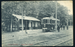 DEBRECEN 1914. Nagyerdei Megálló, Villamos , Régi Képeslap  /  Nagyerdei Station , Tram,   Vintage Pic. P.card - Hungary