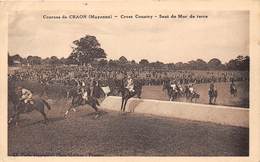 53-CRAON- COURSES- CROSS COUNTRY- SAUT DU MUR DE TERRE - Craon