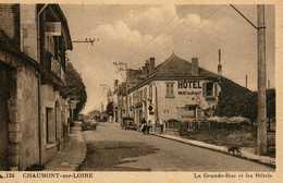 41.....chaumont Sur Loire.....la Grande Rue Et Les Hotels - Other & Unclassified